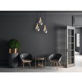  Luster na sajli LACRIMA SMOKY 3xE27/60W/230V prečnik 30 cm | Eponuda.com