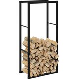  Stalak za drva crni 55x30x116 cm čelik | shoptok.hr