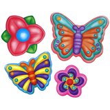Creative DIY Fridge Magnets Set with Butterflies and Flowers | shoptok.hr