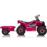  Akumulatorski štirikolesnik s prikolico XMX630T - roza | Shoptok.si