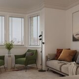 Sollux SL.2016 - Podna lampa KARBON 3xGU10/10W/230V crna | Eponuda.com