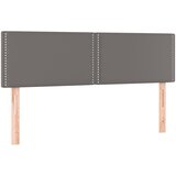  s oprugama i madracem sivi 140x190 cm od umjetne kože | shoptok.hr