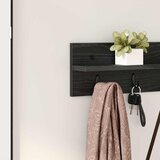  Vješalica za kapute na zidu Zidne Crni hrast 80 x 10,5 x 18 cm | Eponuda.ba