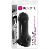 Dorcel Xtend Boy - silikonska ovojnica za penis (črna) | Shoptok.si