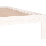  Okvir za krevet masivno drvo bijeli 120x190 cm mali bračni | shoptok.hr