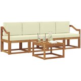  Set vanjskih sofa 5 kom. Prirodna i krem | shoptok.hr