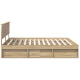  Okvir za krevet Sonoma 200 x 200 cm Konstruirano drvo | shoptok.hr