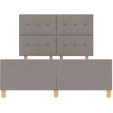  Postelja Taupe 140x190 cm Tkanina, (22049364) | Shoptok.si