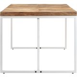  Blagovaonski stol 180 x 90 x 76 cm masivno drvo bagrema i manga | Eponuda.com
