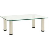 vidaXL TV stojalo prozorno 40x35x17 cm kaljeno steklo | Shoptok.si
