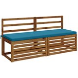  Jastučić za klupu SOEST 100% poliester Svjetloplava - Svjetloplava 140 x 50 x 5 cm Poliester | shoptok.hr