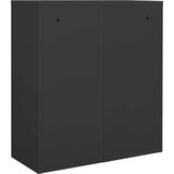 vidaXL Pisarniška omara antracitna 90x40x102 cm jeklo | Shoptok.si