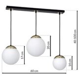  Luster na sajli SPARTA 3xE14/40W/230V | Eponuda.com