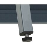  Komoda antracit 75 x 35 x 105 cm od čelika i stakla | shoptok.hr