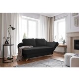 Miuform Antracitno siv ležalnik iz rebrastega žameta (desni kot) Chic Charlotte – | Shoptok.si