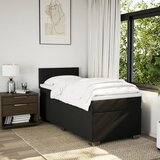 Box spring krevet s madracem crni 80 x 200 cm od tkanine | shoptok.hr