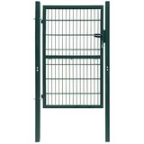 vidaXL 2D vrata za ogradu (jednostruka) zelena 106 x 210 cm Cijene