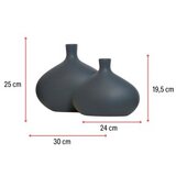 WALLXPERT vaza platy set anthracite | ePonuda.com