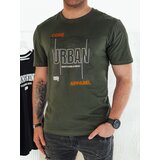 DStreet Koszulka męska z nadrukiem zielona | shoptok.hr