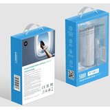 Veger prenosna baterija z vgrajenim priključkom Type-C 5000mAh, srebrna | Shoptok.si