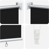 Rolo zavjesa za vanjsku uporabu s UV zaštitom Crna 80 x 230 cm | Shoptok.si