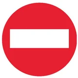 Naljepnica – zabranjen pristup