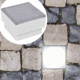 vidaXL LED Podne ugradbene svjetiljke 12 kom 100x100x68 mm Cijene