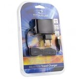 USB punjac sa kablom microUSB TITANUM TZ101, AC 100-240V, out 5V/0,8A | Eponuda.ba