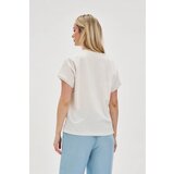 Marisse Women's T-Shirt L-Ts-4693 Off White | shoptok.hr