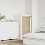 vidaXL Vrata omare Naravna 140.5 x 2.1 x 49.5 cm Trdna borovina Cene