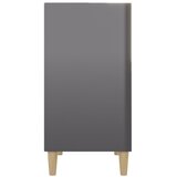  Komoda visoki sjaj siva 57 x 35 x 70 cm od konstruiranog drva | shoptok.hr