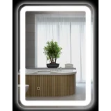 Kopalniško ogledalo LED 50x70 cm srebrno, (5000228606)