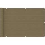 vidaXL Balkonsko platno taupe 90x500 cm HDPE, (20609804) | Shoptok.si