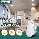 KYOTECH vgradna krom LED svetilka za pohištvo, 4 W, 4000 K, nevtralna bela, zatemnljiva, G4 | Shoptok.si
