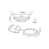  led rozetna L0940-10 smart 9W 2700K | Eponuda.com