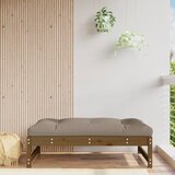vidaXL Vrtni stolček za noge medeno rjav 120x80 cm trdna borovina Cene