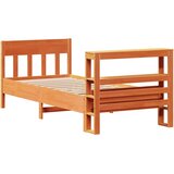  Okvir kreveta bez madraca voštano smeđi 75 x 190 cm od borovine | shoptok.hr