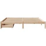 vidaXL okvir kreveta bez madraca 200 x 200 cm od masivne borovine | shoptok.hr
