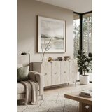 Hanah home konzola alfa 120 white travertine silver | Eponuda.com