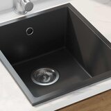  Kuhinjski umivaonik Crna 38 x 44 x 20 cm Granit | shoptok.hr