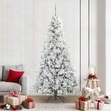 vidaXL Umjetno božićno drvce s nogom s stalakom Zelena 210 cm PE i PVC | shoptok.hr