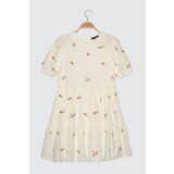 Trendyol Ecru Embroidered Dress | Shoptok.si