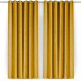 Filumi Senf žuta zavjesa za djelomično zamračenje od samta 140x250 cm Velto – | shoptok.hr