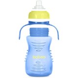 Baboo Cup with Silicone Spout skodelica s slamico Blue, 6m+ 260 ml | Shoptok.si