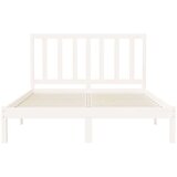  Posteljni okvir bel iz trdnega lesa 120x200 cm, (20644142) | Shoptok.si