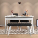  Trpezarijski set santiago white antracite Cene
