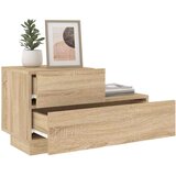  Noćni ormarić s LED svjetlima boja hrasta sonome 70x36x40,5 cm | shoptok.hr