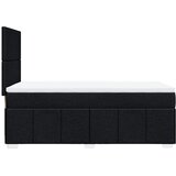  Box spring krevet s madracem crni 80 x 200 cm od tkanine | shoptok.hr
