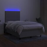 s oprugama i madracem LED svjetlosivi 120x190 cm tkanina | shoptok.hr