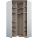 Modern Living Kotna Omara Za Oblačila Alabama, Svetlo Siva | Shoptok.si